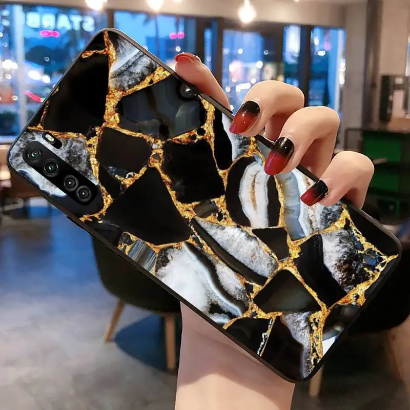 

Marble Stone Bling Cute Phone Case for Huawei P40 P30 P20 lite Pro Mate 30 20 Pro P Smart 2019 prime