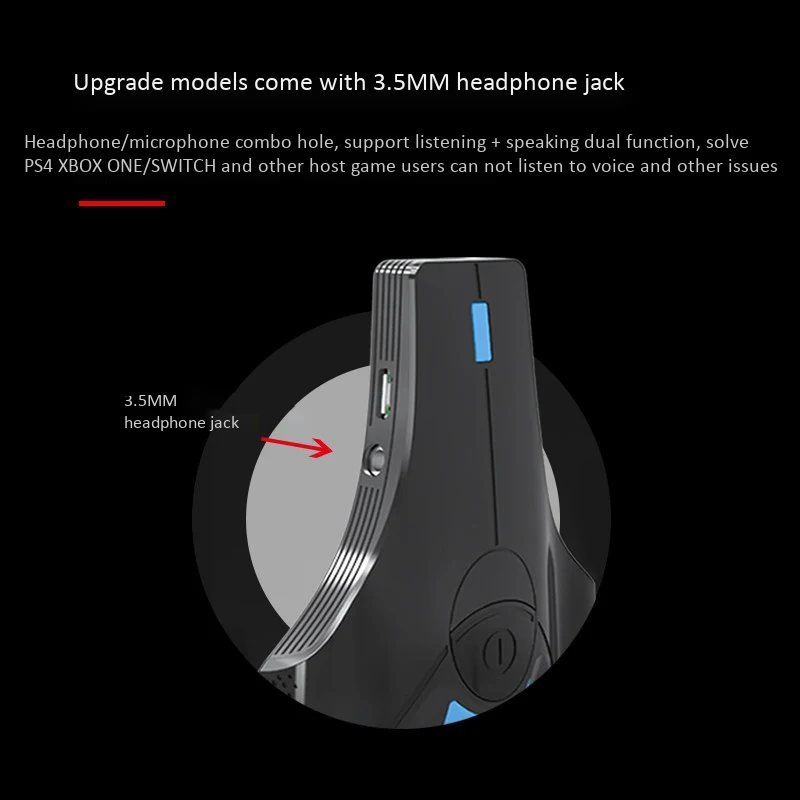 Клавиатура и переходник для мыши конвертер с 3 5 мм микрофоном Nintendo Switch / PS4 One PS3