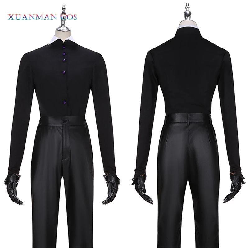 Twisted-Wonderland Snow Princess Rook Hunt Coat Pants Suit Purple Adult Clothing Halloween Cosplay Costume For Women Man Hat |