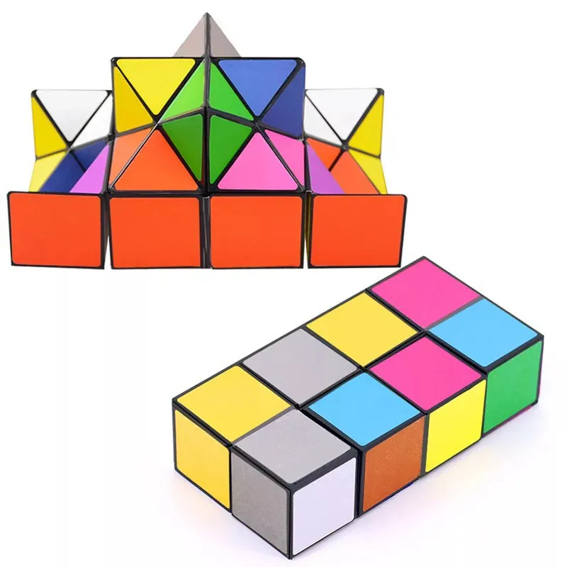 Cubo mágico yoshimoto 2 en 1, juguete creativo DIY, juego de rompecabezas relajante para niños, hombres y mujeres, idea de regalo de cubo infinito