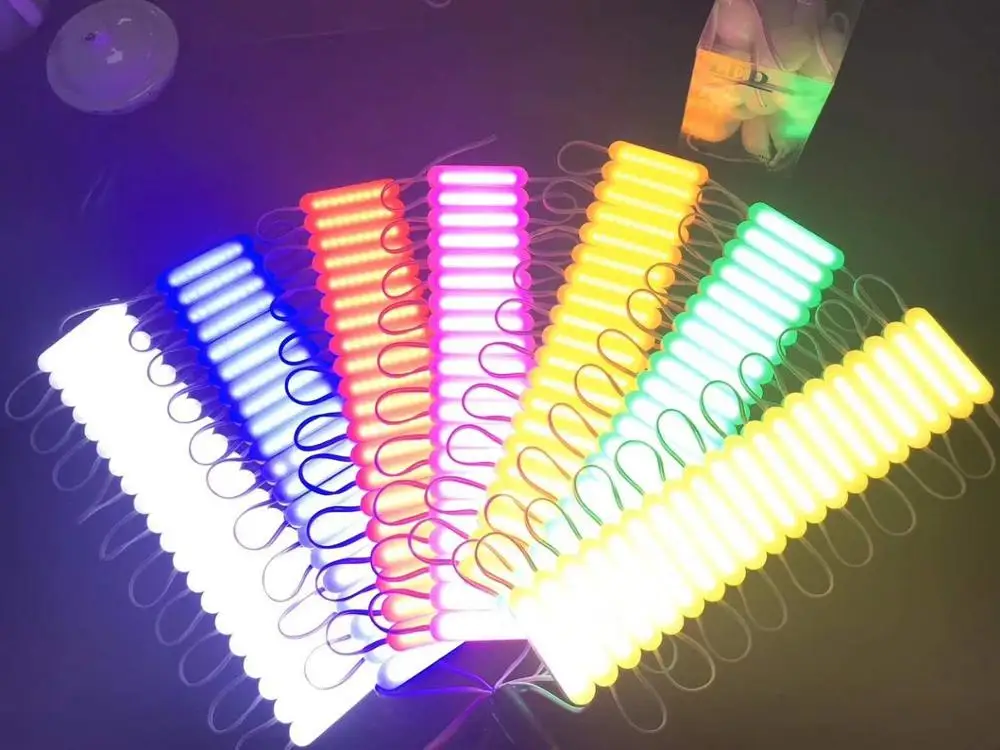 

72x16mm highlight cob led injection module lighting for AD decoration 2.4w led module injection outside board backlight DC12v