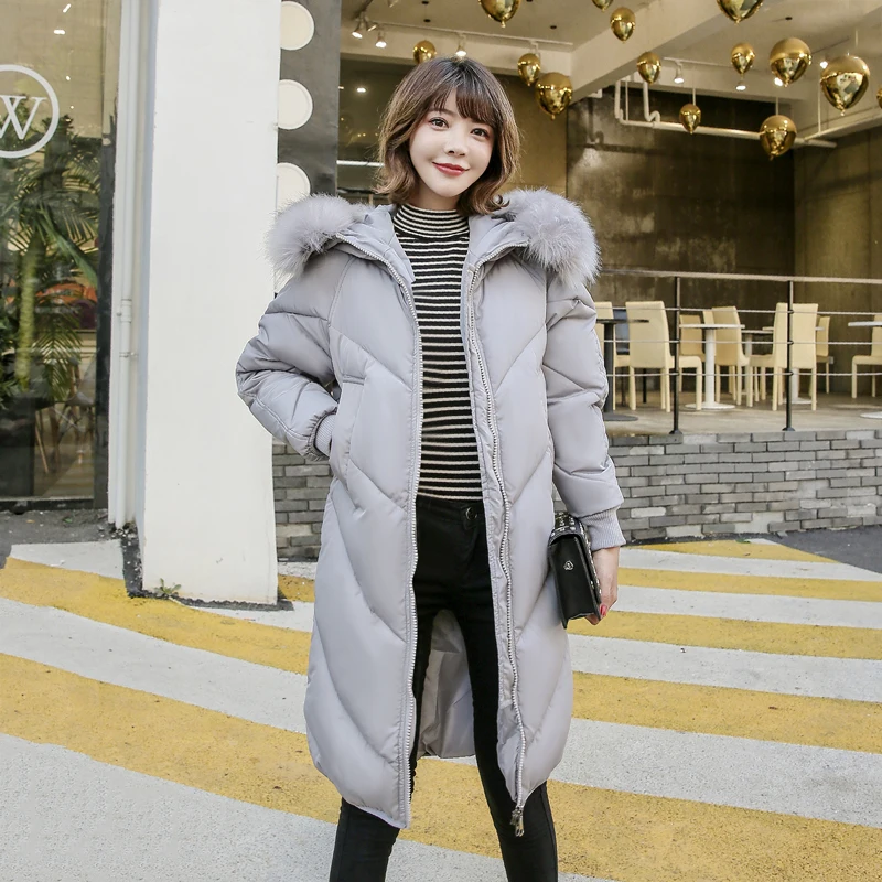 

Winter Jacket With Fur collar Warm new design Hooded Female new Women Winter Coat Long Parka Women Outwear women coat