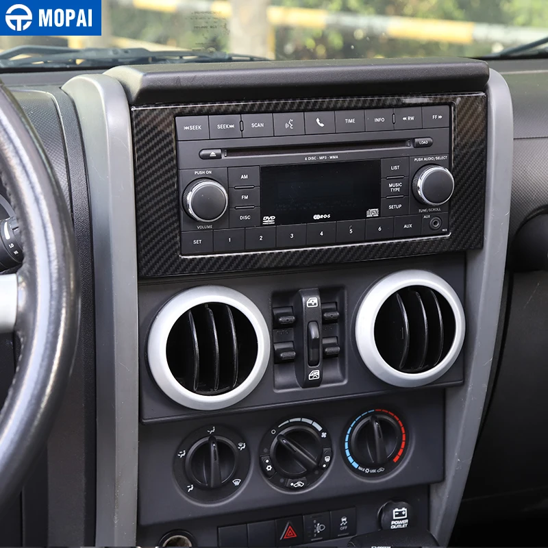 MOPAI декоративная рамка для приборной панели автомобиля CD навигации наклейки Jeep