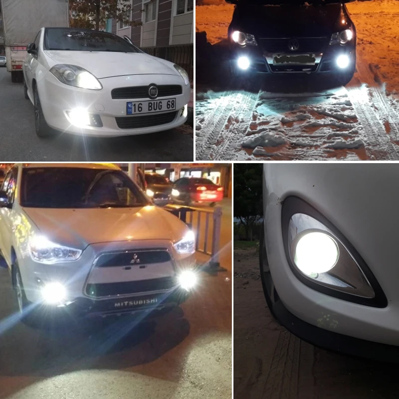 Автомобильные противотумансветодиодный СВЕТОДИОДНЫЕ Фары H8 H11 9005 HB3 9006 HB4 дневные
