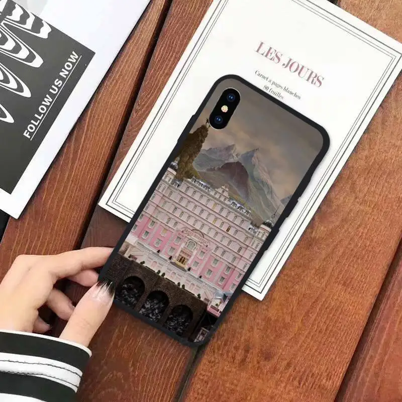 

Wes Grand Budapest Hotel Anti-fall cover luxury Phone Case coque for iPhone 11 12 mini pro XS MAX 8 7 6 6S Plus X 5S SE 2020 XR
