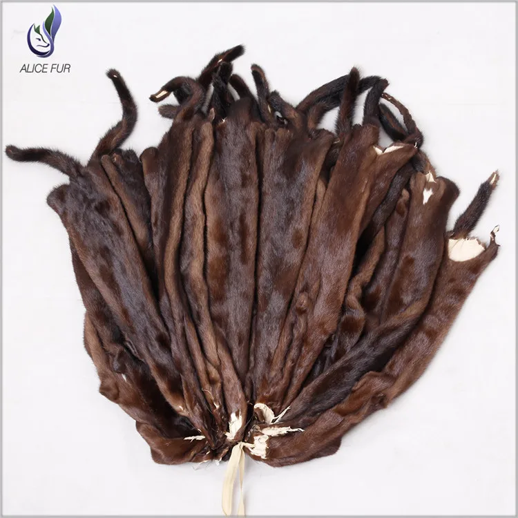 Оптовая продажа высокое качество натуральный цвет норковый мех шкура для женщин