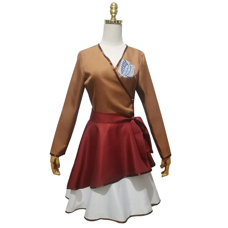 

Attack on Titan Cos Anime Cartoon Halloween Party Cosplay Lolita Kimono Dress Woman Man Cosplay Costume Halloween Gift