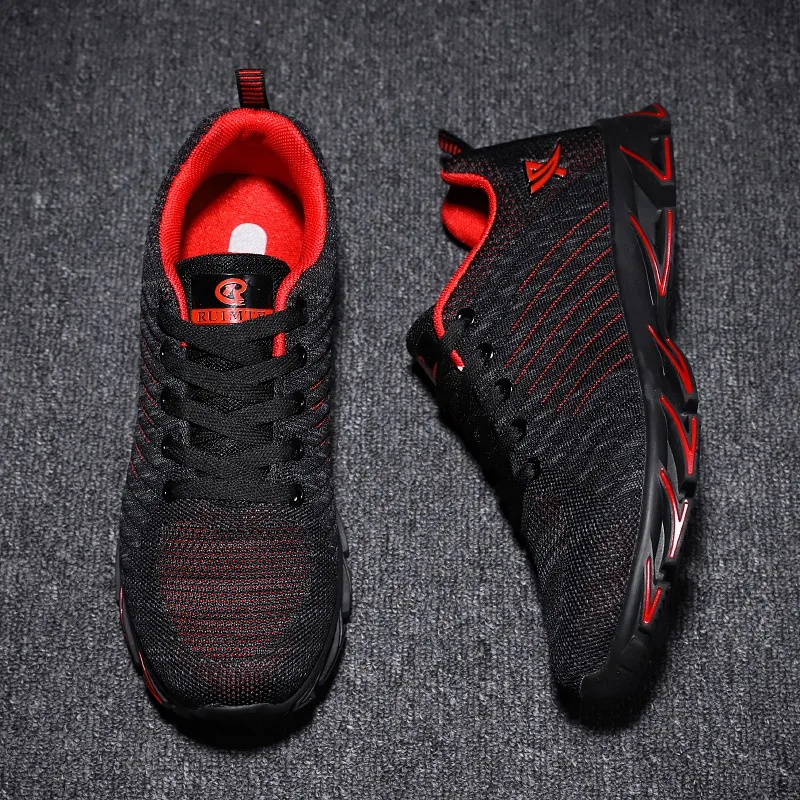 

Fashion Designer Sneakers Men Casual Shoes Luxury Brand Blade Sole Big Size Breathable Men Sneakers 2021 Trending Walking Shoes