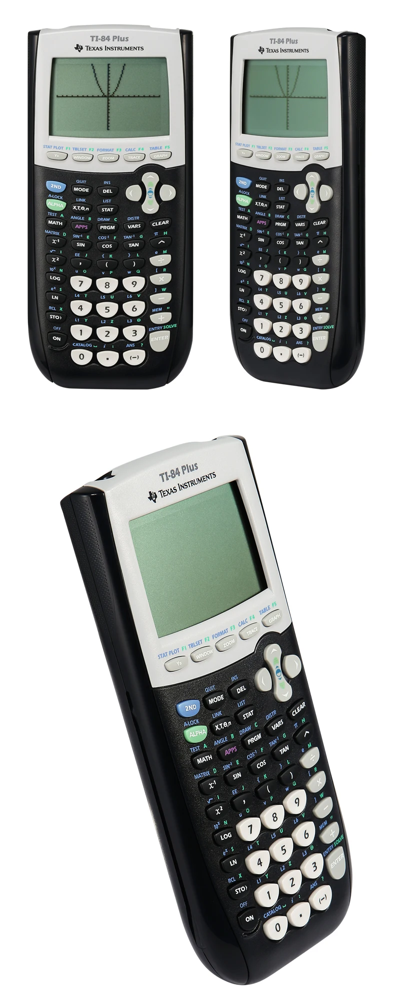 Техасские инструменты Ti-84 плюс графический калькулятор Топ Мода пластик Батарея Calculatrice светодиодный калькулятор