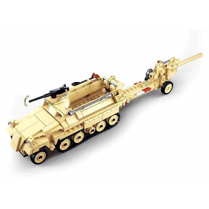 Военная серия Вторая мировая война Германия Sd.kfz.251 полутрекосветильник свет