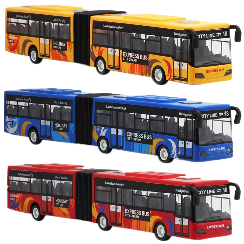 Детская модель литья под давлением из сплава удлиненная игрушка для автобуса |