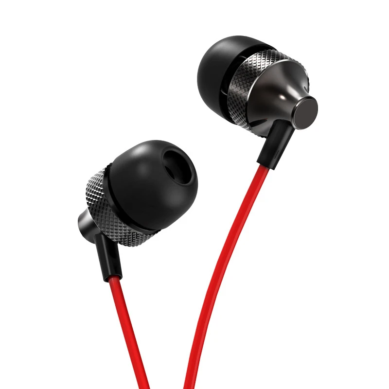 

Metal In-ear Earphones Heavy Bass With Wheat Wire-controlled Mobile Phone And Computer Universal Earphone For Smartphone