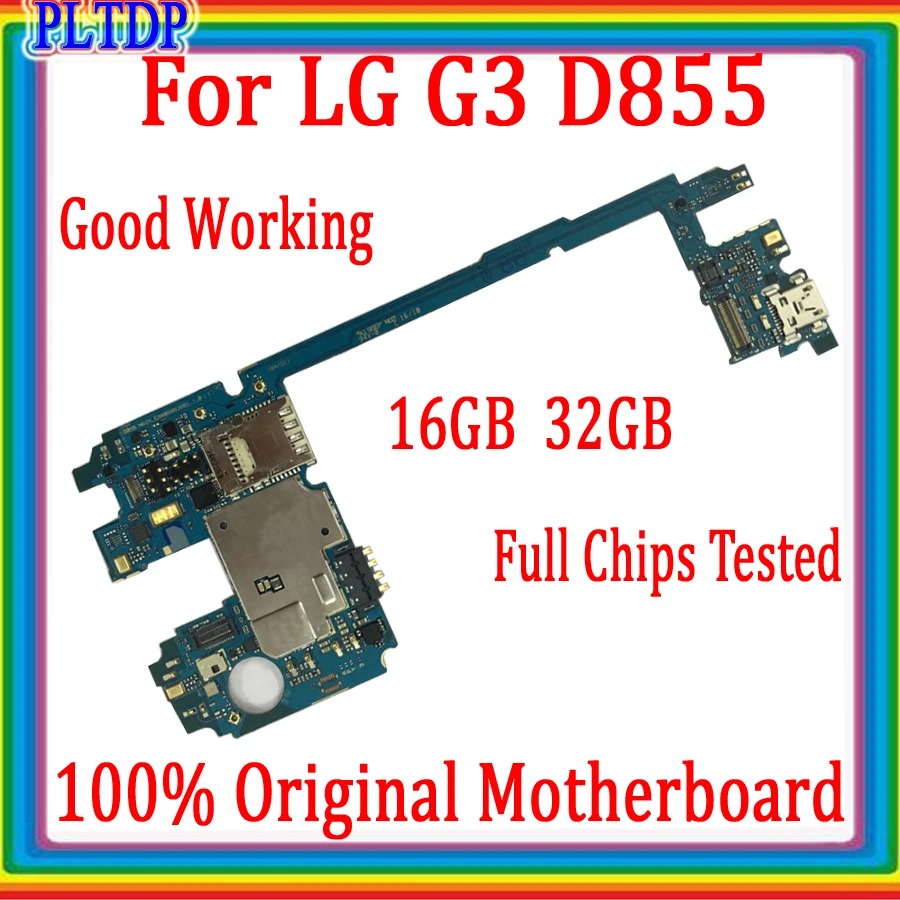 100% официальная версия для LG G3 D855 D850 D851 D852 VS985 материнская плата с системой Android 16