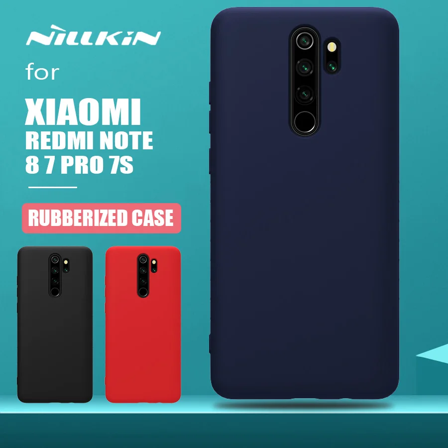 Для Xiaomi Redmi Note 8 7 Pro 7S чехол Nillkin прорезиненный ТПУ чехол силиконовая задняя крышка для Xiaomi Redmi Note 8 7 Pro Чехол для телефона