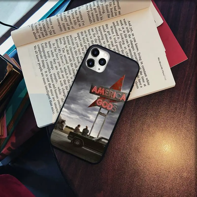 

American Gods movie color sexy Phone Cases for iPhone 11 12 pro XS MAX 8 7 6 6S Plus X 5S SE 2020 XR Soft silicone