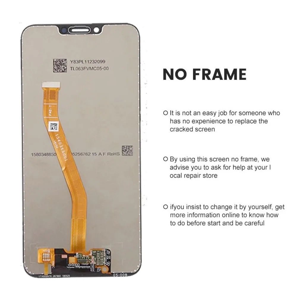 Pantalla LCD de 6,3 "para Huawei Honor Play COR-L29 COR-AL00, montaje de digitalizador con pantalla t&aacute;ctil para Huawei honor play, COR-TL10-2