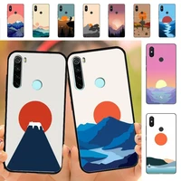 yinuoda landscape sunset phone case for redmi note 8 7 9 4 6 pro max t x 5a 3 10 lite pro
