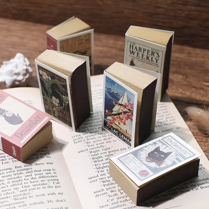 Креативная мини-книга для записей Matchbox 122 листа переносная Маленькая книга
