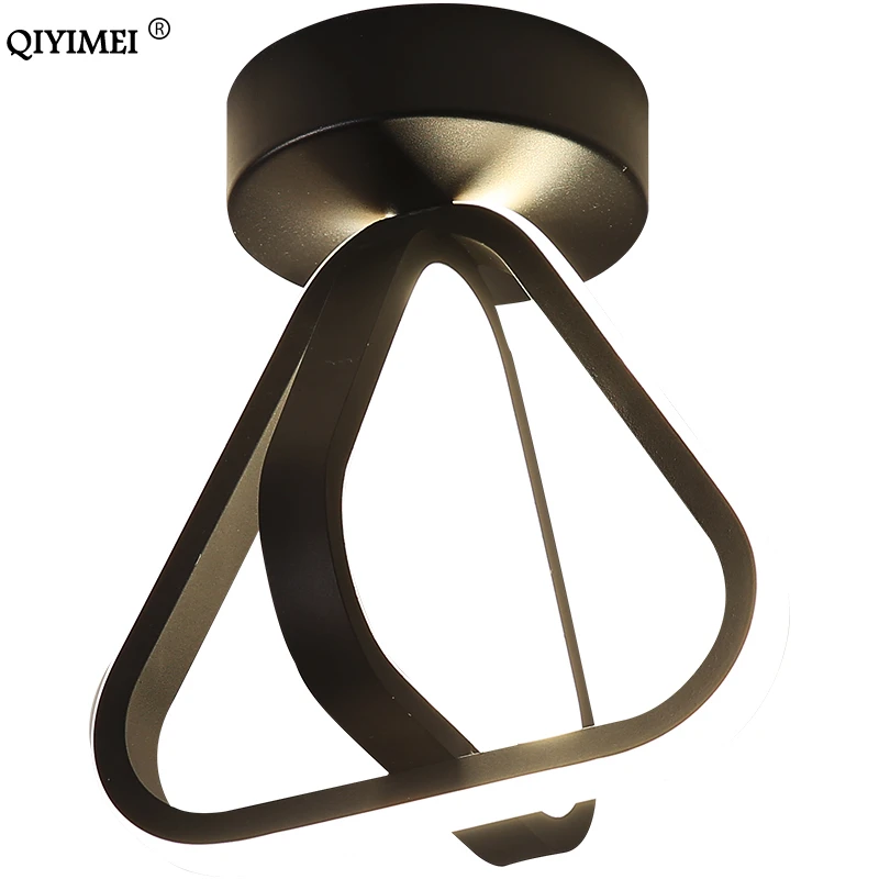 

Modern Led Ceiling Lights For Home Entrance Balcony Round Triangle Square Shape Iron Lighting Lamparas Plafonnier Luminaria