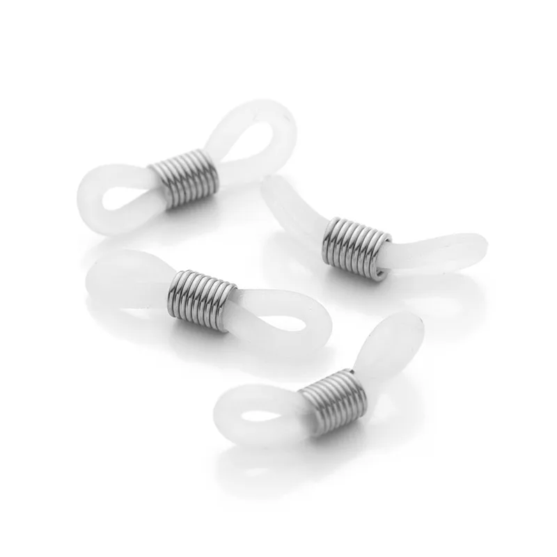 50 шт./лот нержавеющая сталь оправа для очков соединитель резиновые соединители