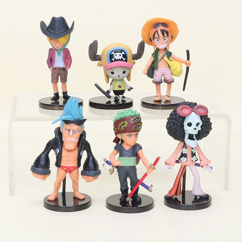 Аниме Одна деталь Набор фигурок Зоро Nami Usopp с изображениями героев мультфильмов, модная одежда Тони Чоппер Нико Фрэнки Брук Луффи, игровые фигурки, модель игрушки