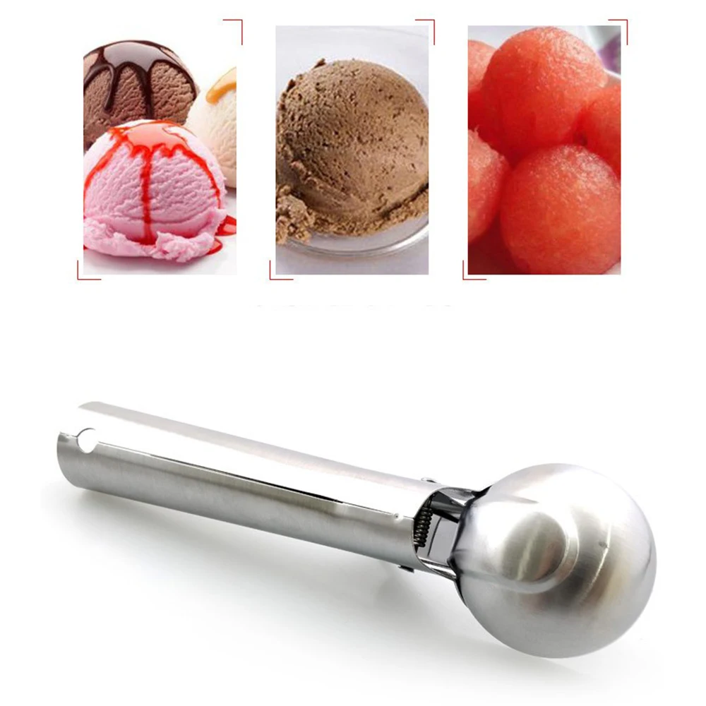 Ложка для мороженого ложка из нержавеющей стали с ручкой печенья Весенняя машера