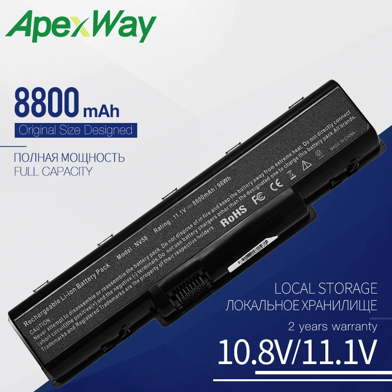 Аккумулятор для ноутбука, 8800 мАч, для Packard-Bell EasyNote TJ61, TJ62, TJ63, TJ64, TJ65, TJ66, TJ67, TJ68, TJ71, TJ72, TJ73, TJ74, TJ75, TJ76, TJ77