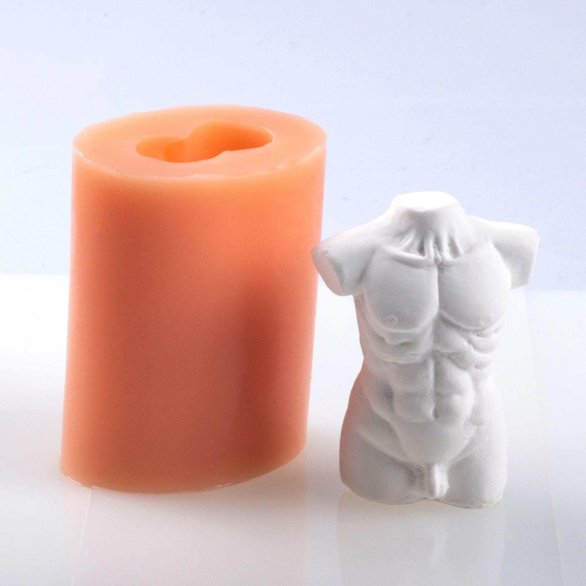 3D Мини силиконовая форма для торса мужчин и женщин сексуальная женская тела без