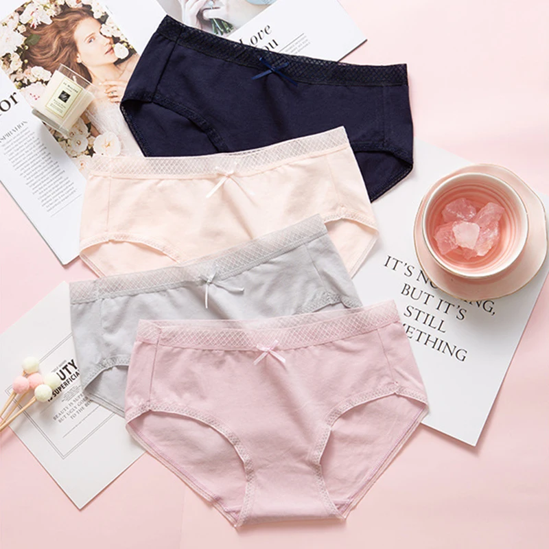 6 шт. женские роскошные трусы дышащие кружевные сексуальные трусики с низкой