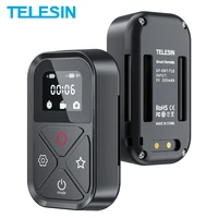 telesin 80m bluetooth remote control for gopro hero 10 9 8 with shortcut key screen display for hero 8 9 10 max accessories