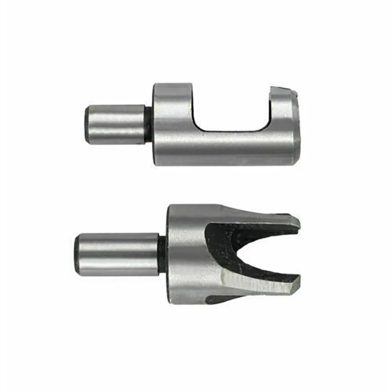 

8pcs Wood Plug Cutting Tool Drill Bit 5/8" 1/2" 3/8" 1/4" Straight Tapered Taper Cork Drill Bit Woodworking Knife
