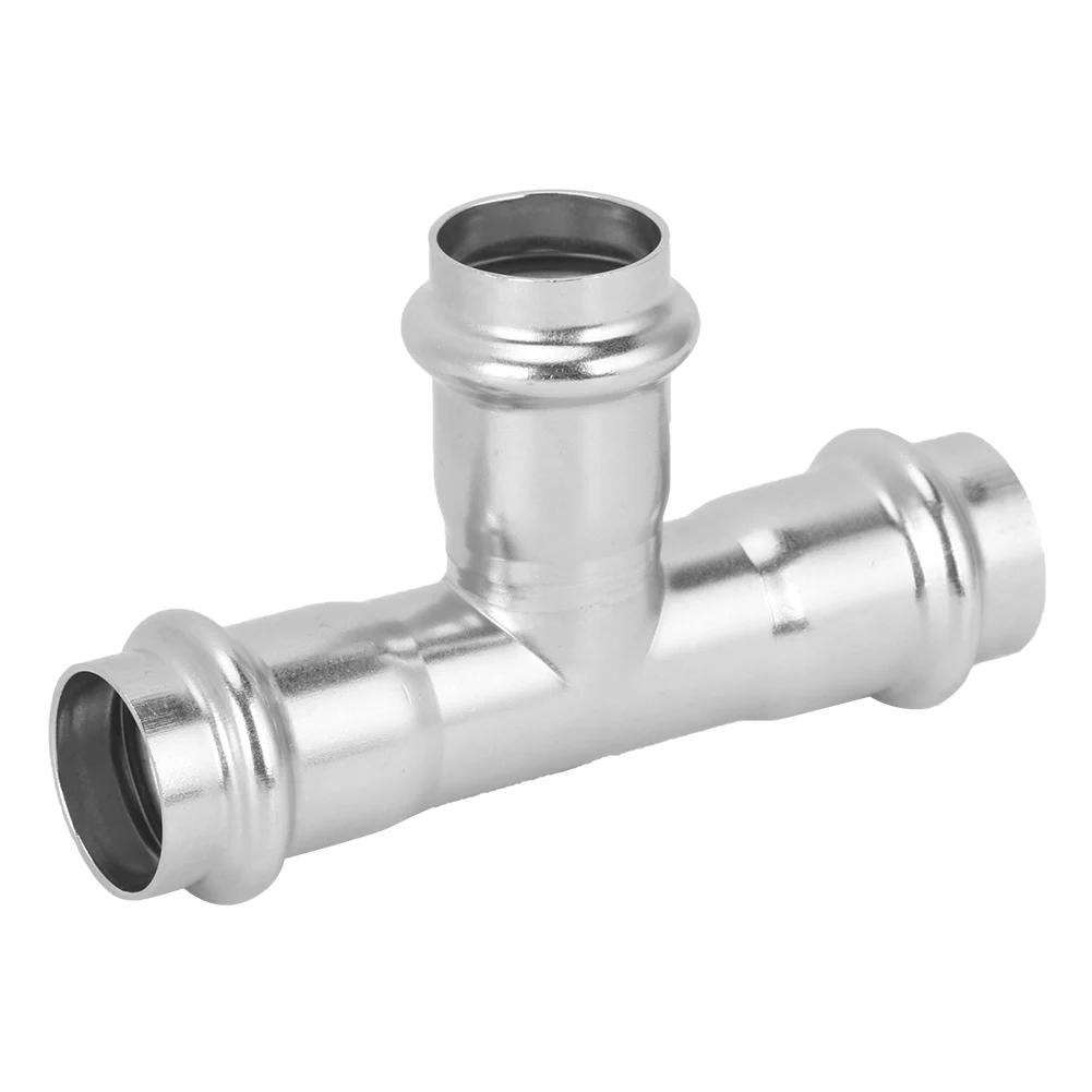 

G1/2 DN15 304 Stainless Steel Hose Straight Tee Connector Adapter Water Pipe Fittings