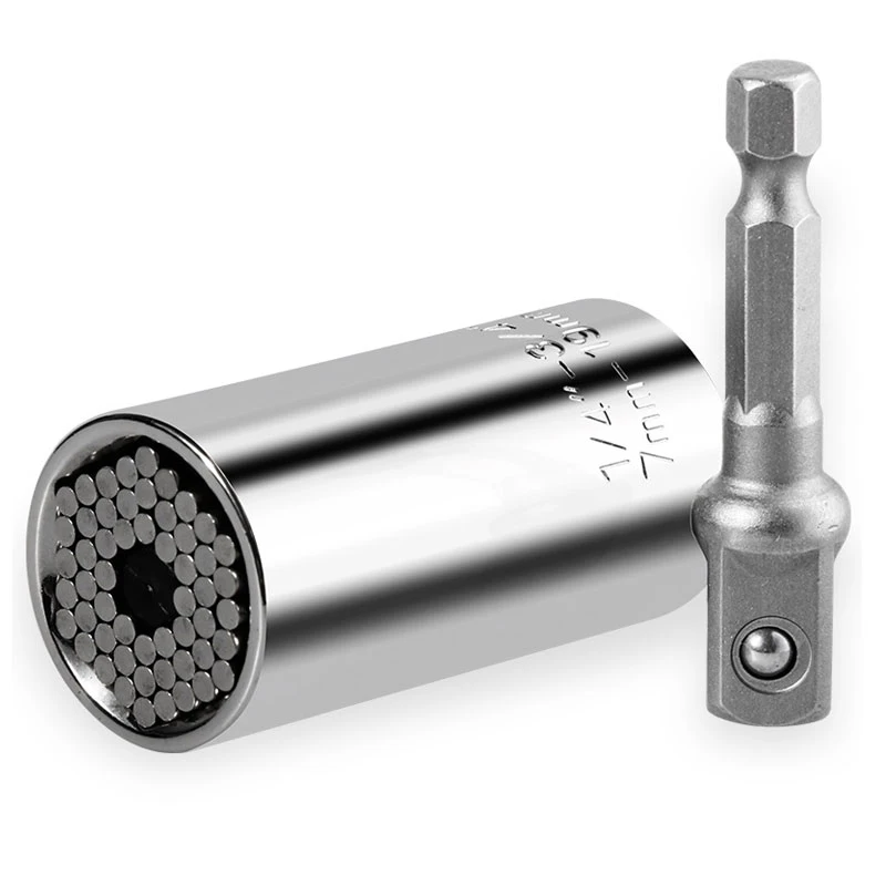 Универсальный гаечный ключ набор для всей поверхности головы розетка рукав 7-19 мм