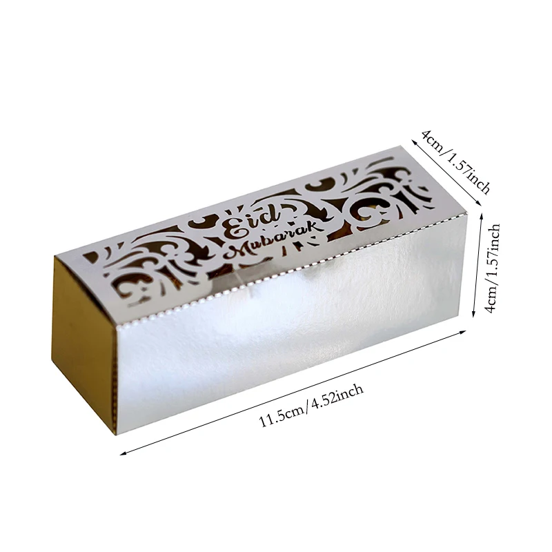 10 шт. Eid Mubarak Box Рамадан Kareem полезные подарочные коробки коробка для сладостей