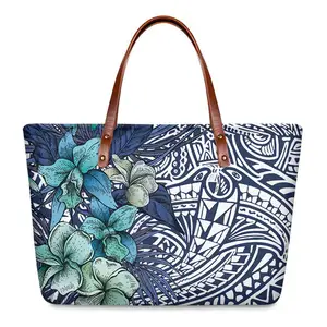 ELVISWORDS Brand Luxury Handbags Polynesian Traditional Tribal Printing Totes Bags For Women 2020 New Shoulder Bags Girl Handbag