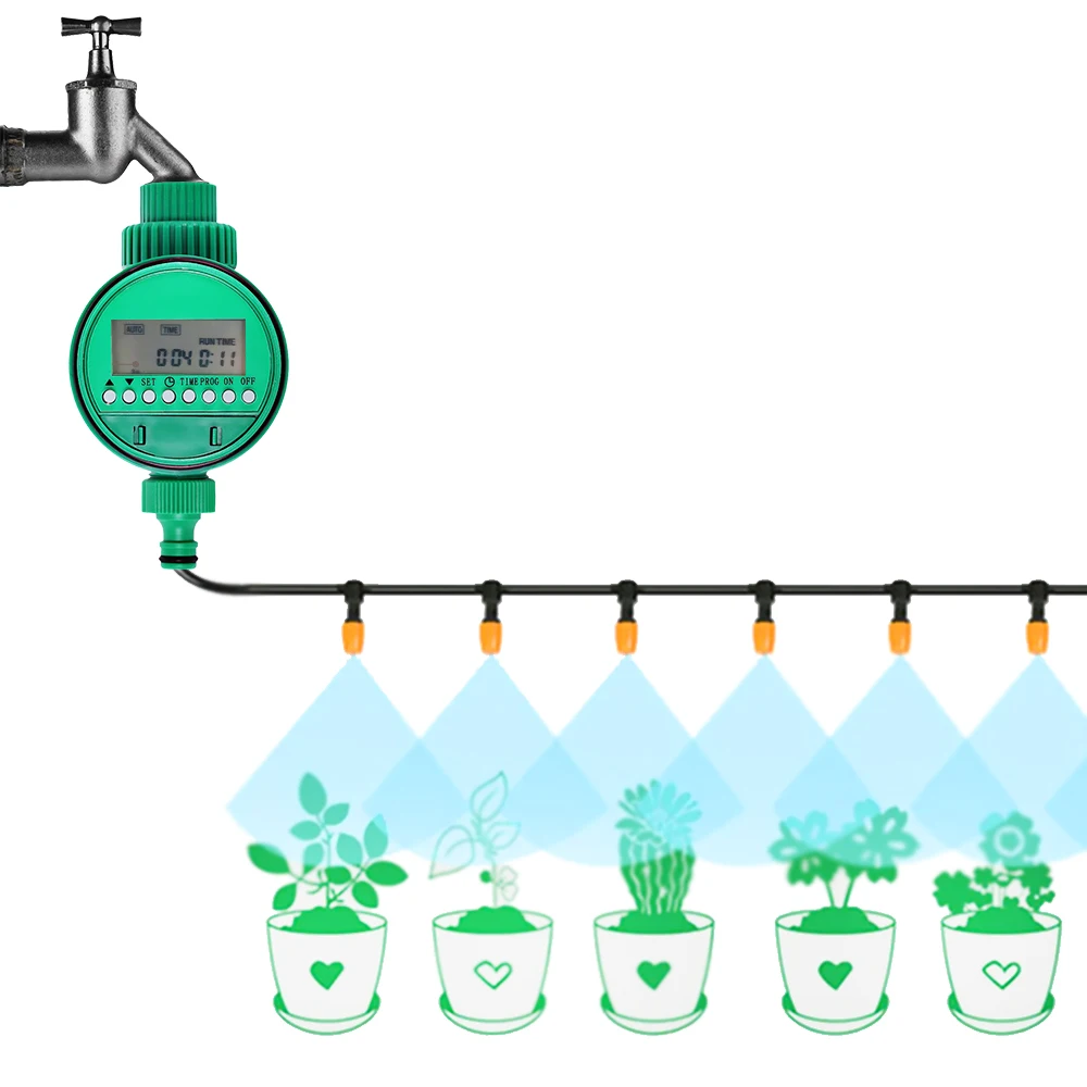 Система капельного орошения для сада газона балкона 5 типов|Садовые регуляторы