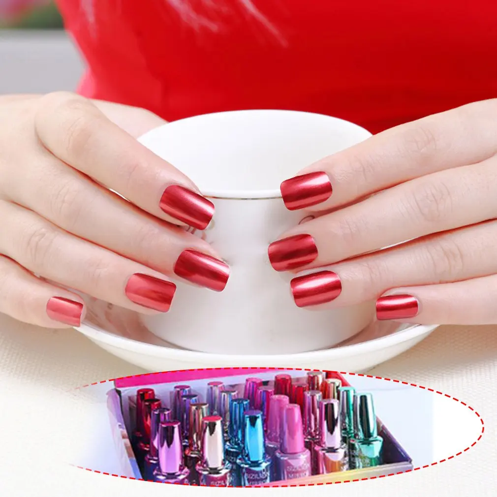 

New Mirror Nail Polish Metallic Stainless Steel Nail Polish Diy Nail Polish Nail Supplies Gel Nail Polish