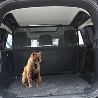 for land rover defender 110 2020 2021 black car trunk pet security fence pet security network multi hanging nets car accessories