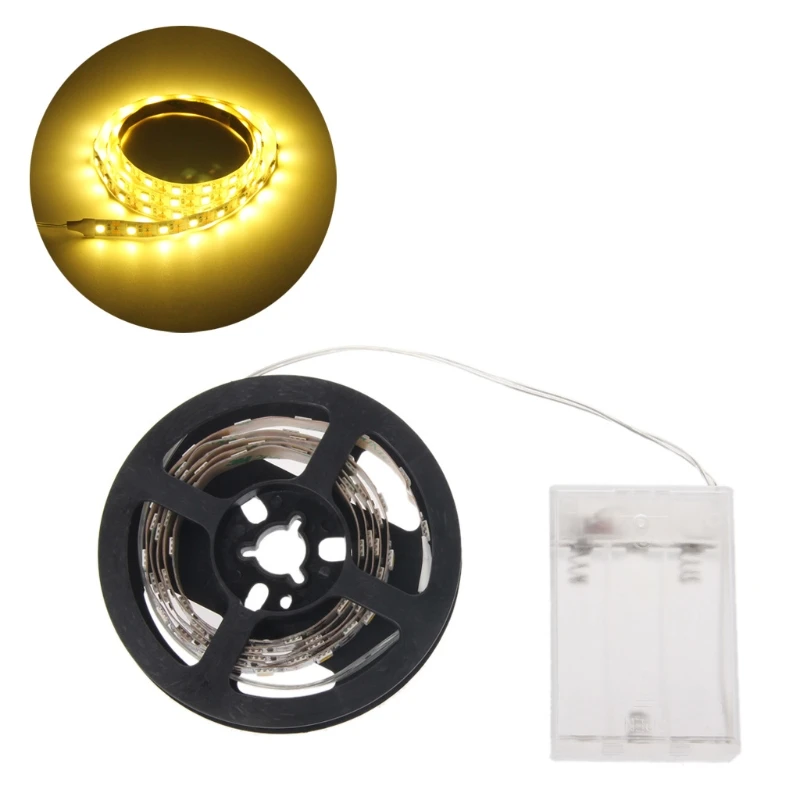 

4.5V Non Waterproof 5050 RGB Battery Operated 30 LED/m Flexible Strip Light TV Back Lighting Kit
