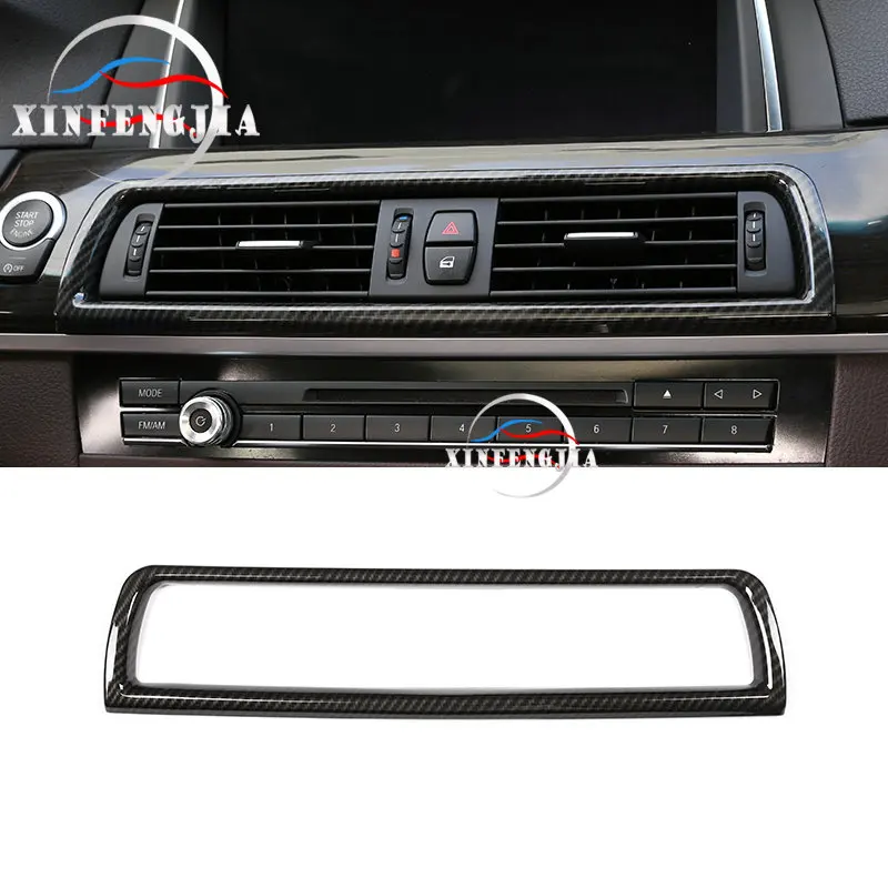 

Для BMW 5 серии F10 11-16 1 шт. цветной центр из углеродного волокна средняя отделка вентиляционного отверстия