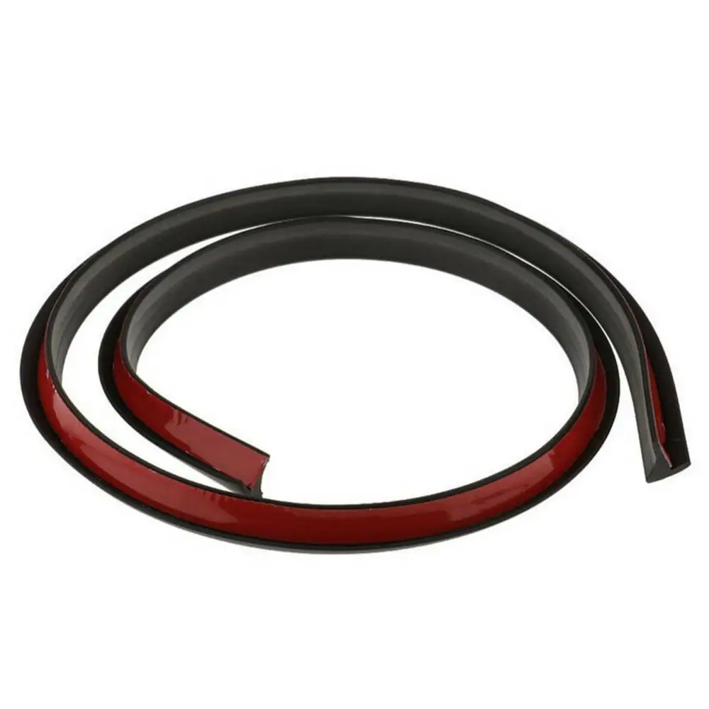 

2x Universal Car External Wheel Eyebrow Rubber Anti-Collision Strip Black 1.5m Car Wheel Fender Extension Moulding Trim Strip