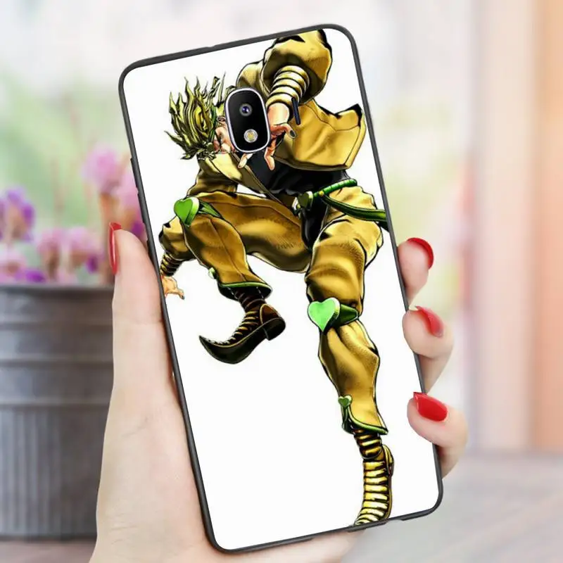 

JOJO BIZARRE ADVENTURE OVER HEAVEN Anime Phone Case For Samsung S8 S9 S10 E S20 Edge plus lite 2019 Black soft nax fundas cover