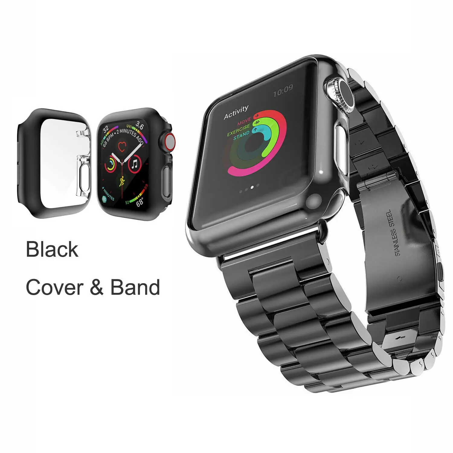 Браслет из нержавеющей стали 316L для Apple Watch Band Series 5 4 44 мм 40 мм|Ремешки часов| |