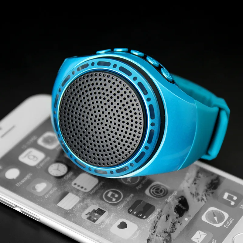 Portable New U6 Watch Bluetooth Speaker with LED Radio Function Sports Running Hand - Worn Audio The Speakers | Электроника