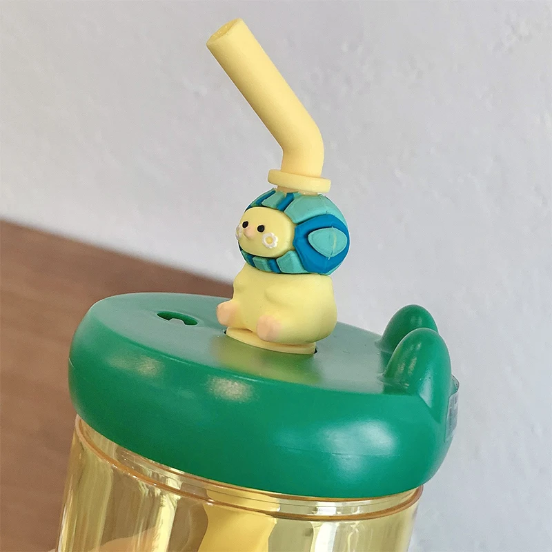 

Creative Sippy Water Bottle Cute Personality Premium Plastic Bottle Cup Portable Lightweight Water Bottle for Student Child