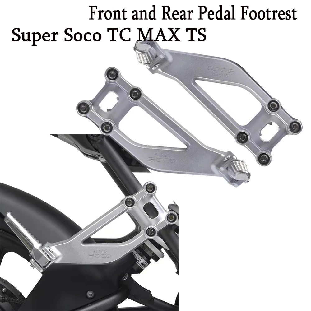 

For Super Soco TC MAX TS Original Accessories Motorcycle Pegs Original Parts Foot Rests Front or Rear Pedal Footrest