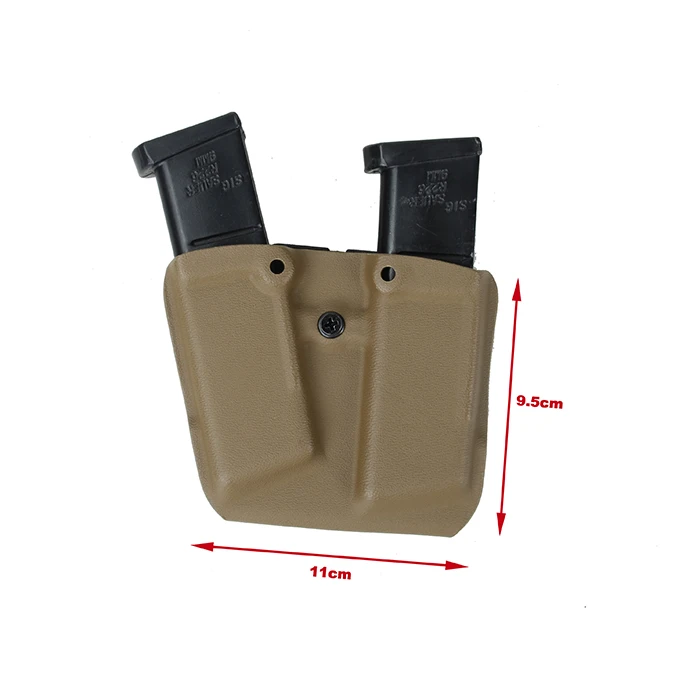 W &amp T Kydex двойной чехол для хранения пистолета G17 9 мм Магнитный Зажим ремня BK