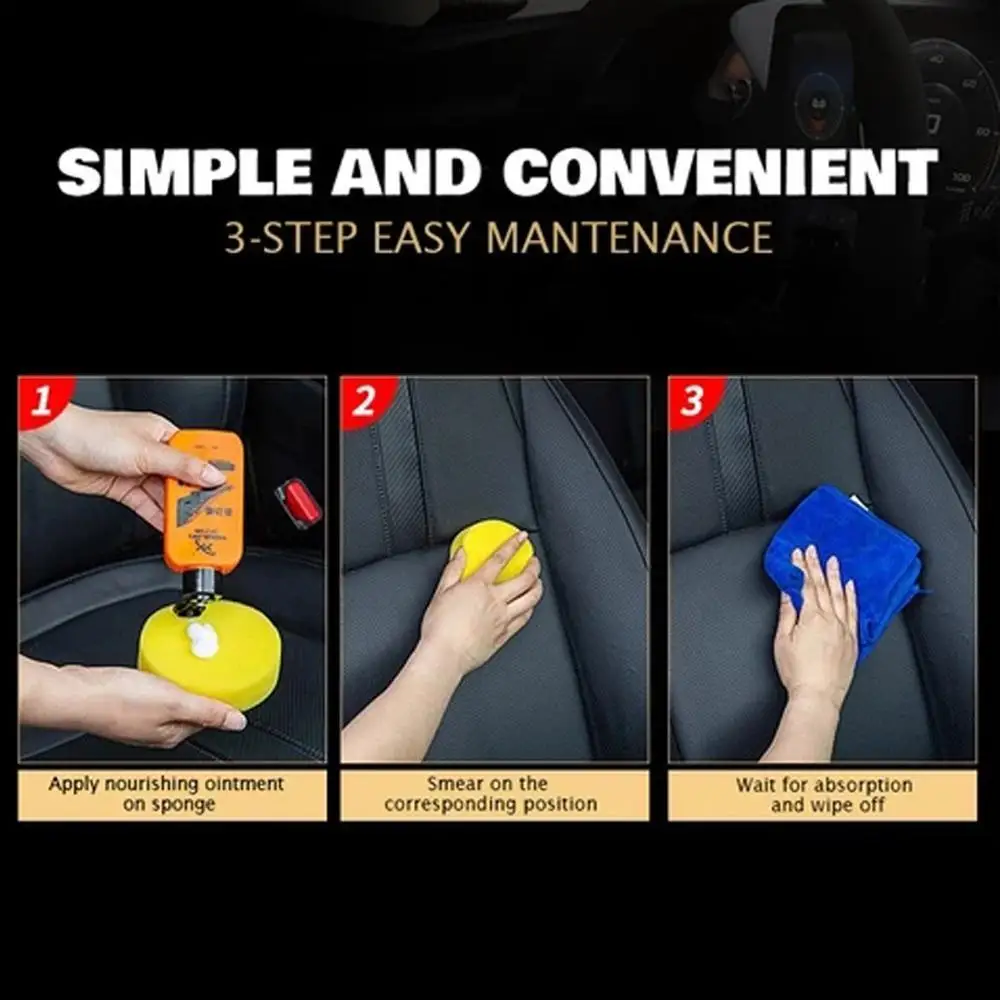 Восстановленная паста для покрытия салона автомобиля и кожи агент ремонта уход