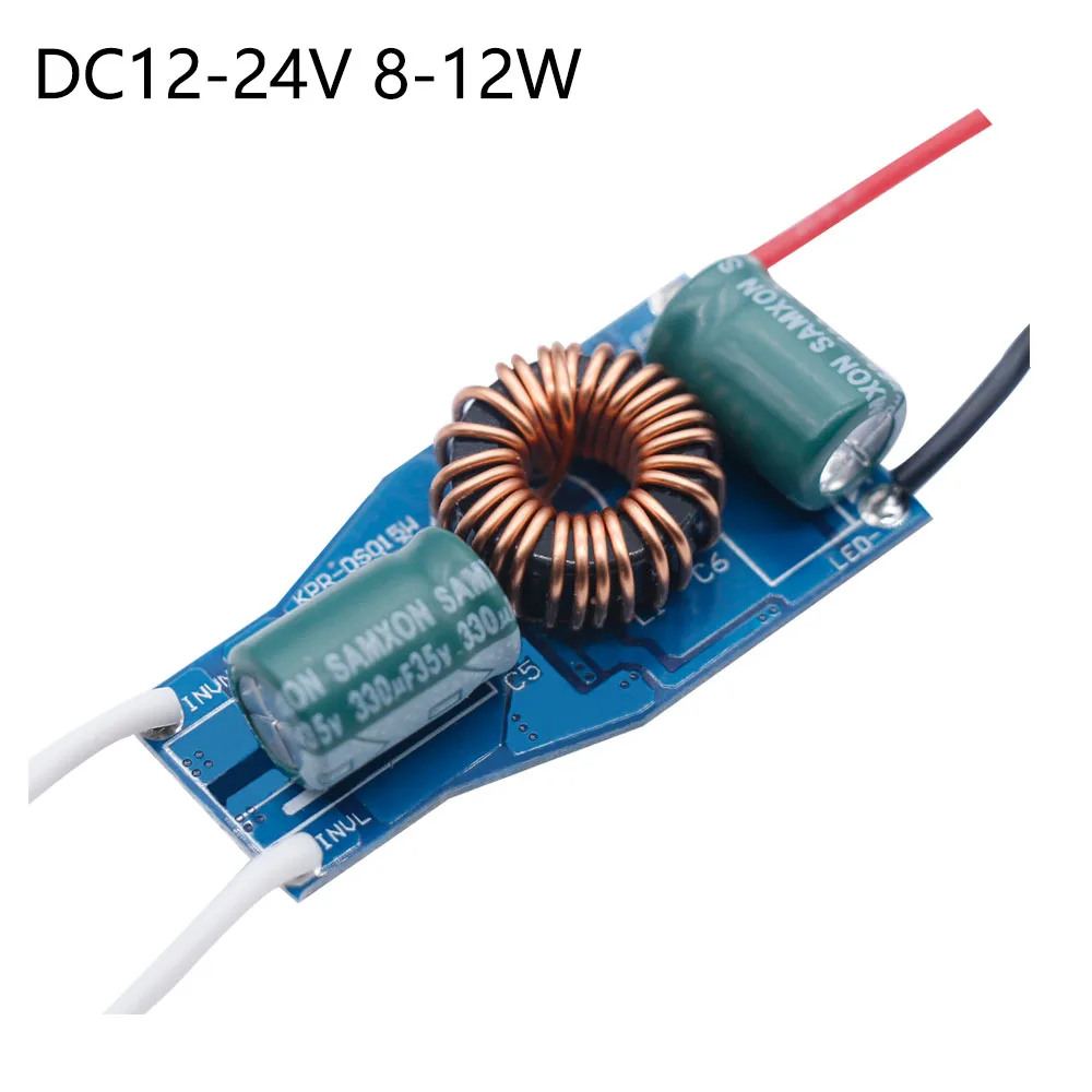 Светодиодный драйвер DC12-24V-DC24-40V 8-12 Вт постоянный ток блок питания встроенный ма