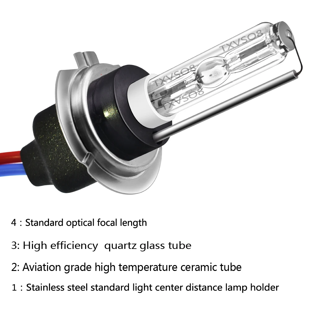 TXVSO8 2020 Ксеноновые H7 HID комплект 35 Вт/55 Вт Автомобильные фары лампы 12 В 4300K 5000K 6000K 8000K